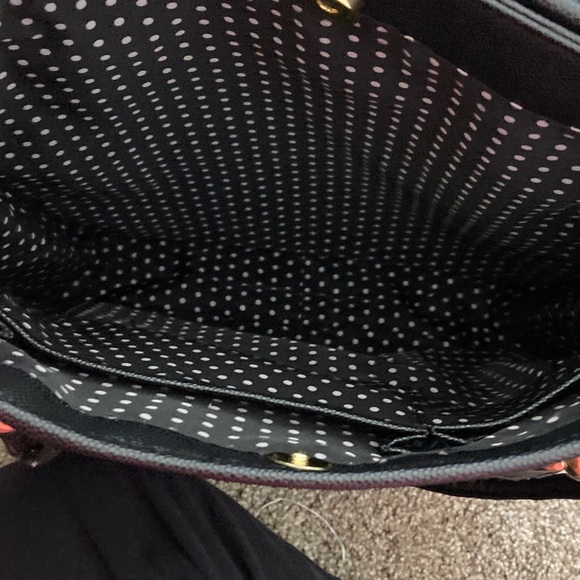 Lulu Guinness Black Purse with Gold Accents - Picture 6 of 11